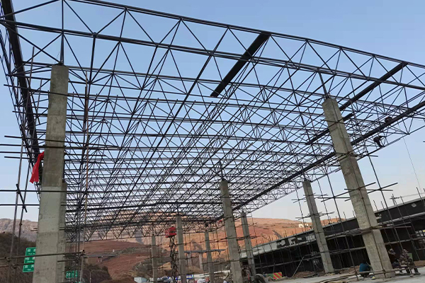 迪庆钢结构网架图片